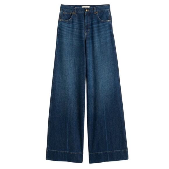 Madewell Denim - Madewell Women’s Super Wide Leg Jeans Soft Drape Denim NS901 Size 26 New